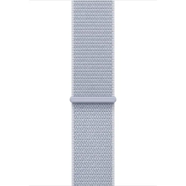 Apple Watch Series SE 2024 44mm Silver Aluminum Case with Blue Cloud Sport Loop